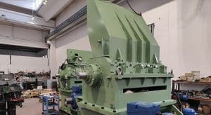 Warehouse TIRES SPA under construction machine